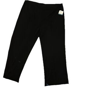 Ming Wang Ankle Pants Black Pull On Career Closet Staple NWT - 3X